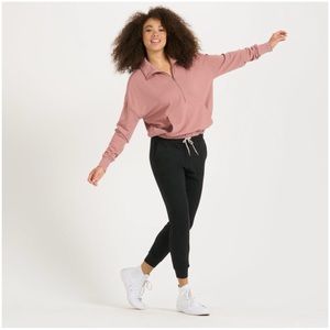 Vuori Women’s Half Zip Soft Cotton Pullover Relaxed Fit Sweatshirt Size Small